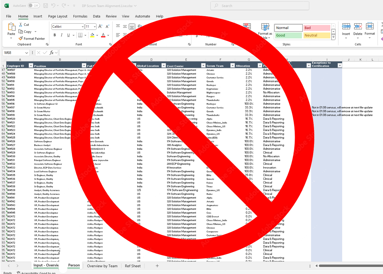 Say No To Spreadsheets