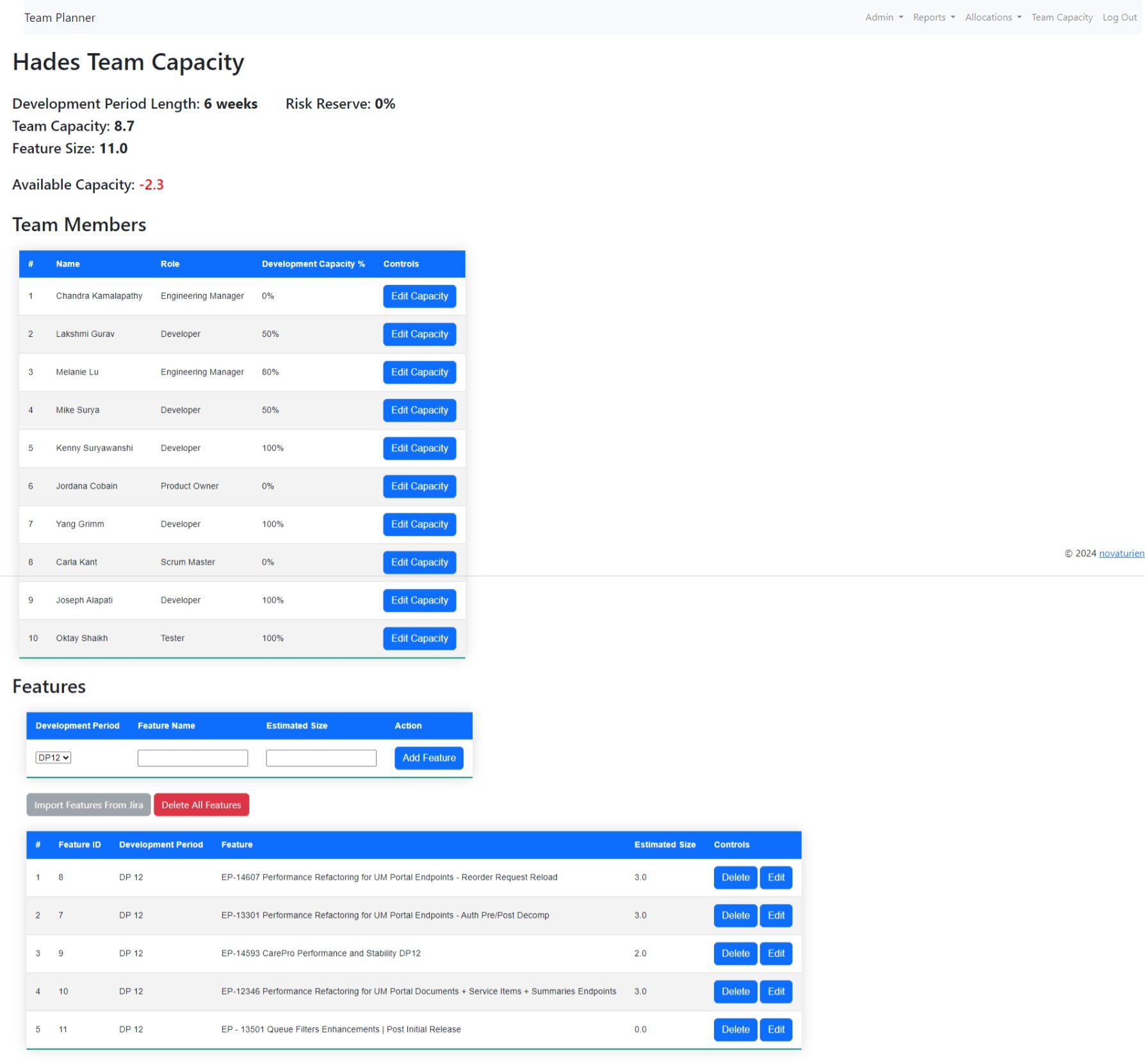 Capacity Planning